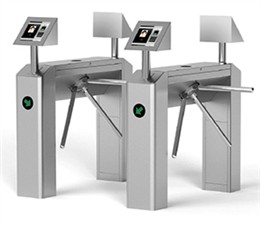 智能三辊闸人脸识别外接LED屏闸机工地景区二维码检票刷指纹闸机电动三辊闸