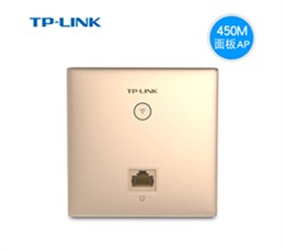 无线AP面板家用全屋WIFI墙壁路由器酒店网络穿墙覆盖香槟金450MPOE供电单网口