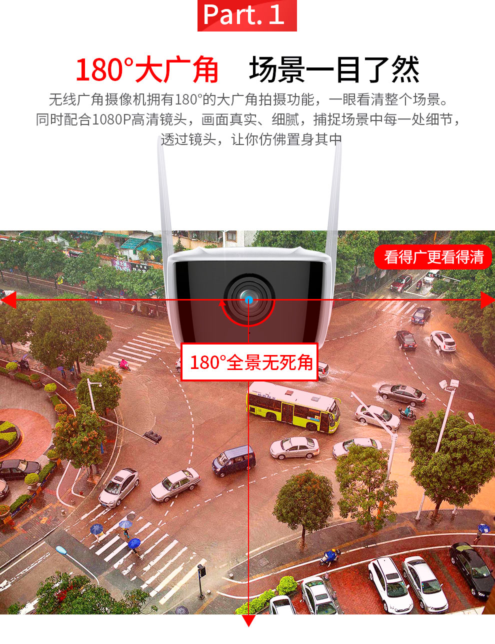 无线广角摄像头