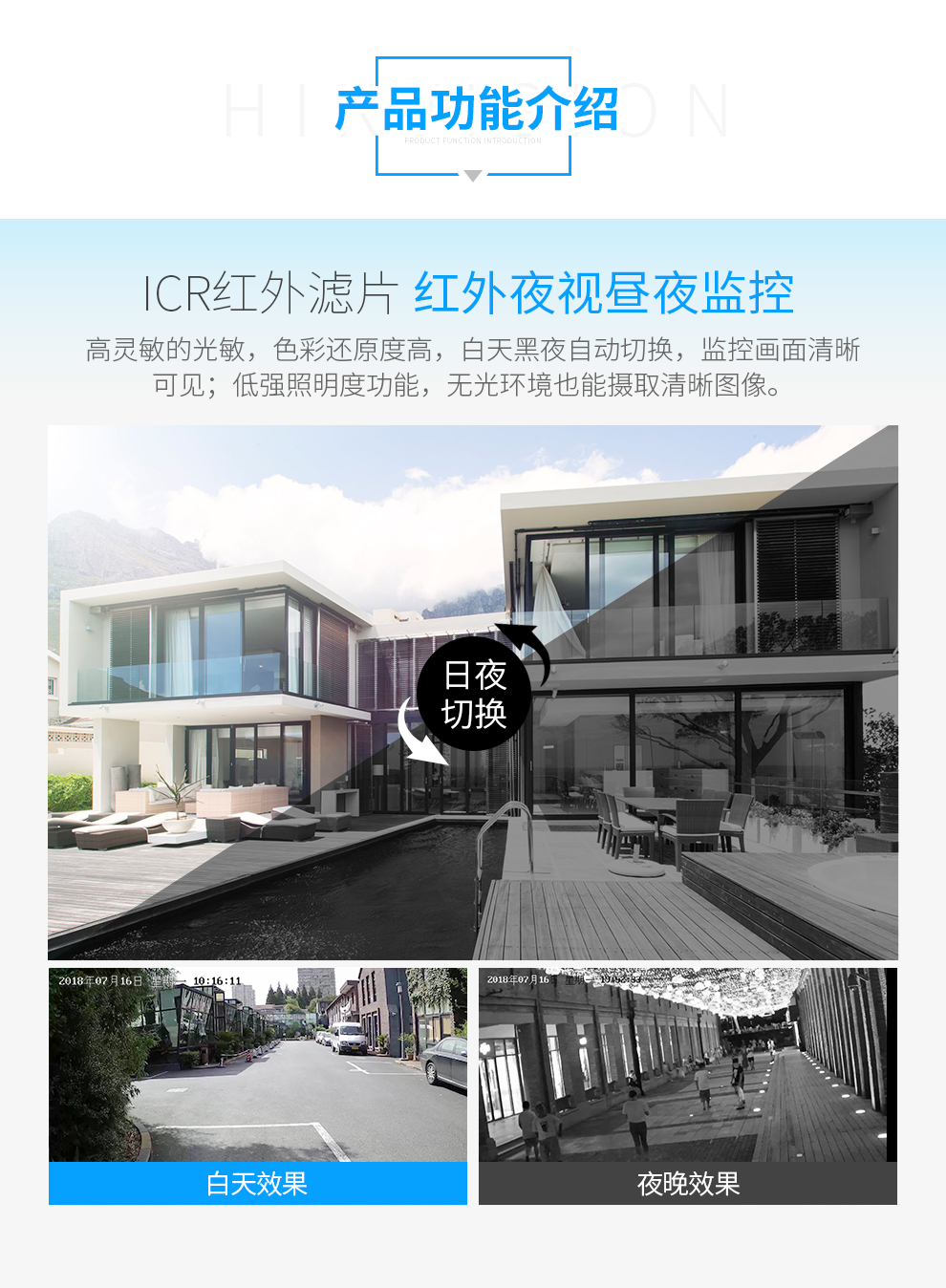 日夜半球网络摄像机
