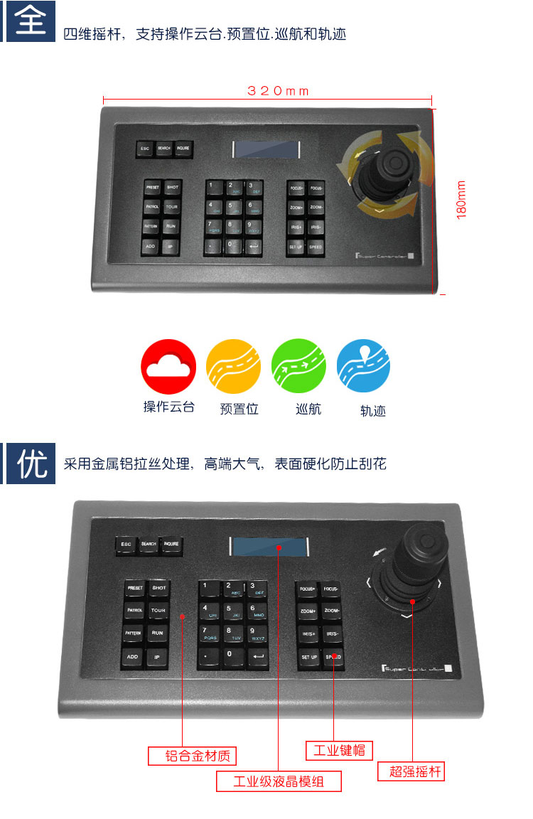 四维控制键盘
